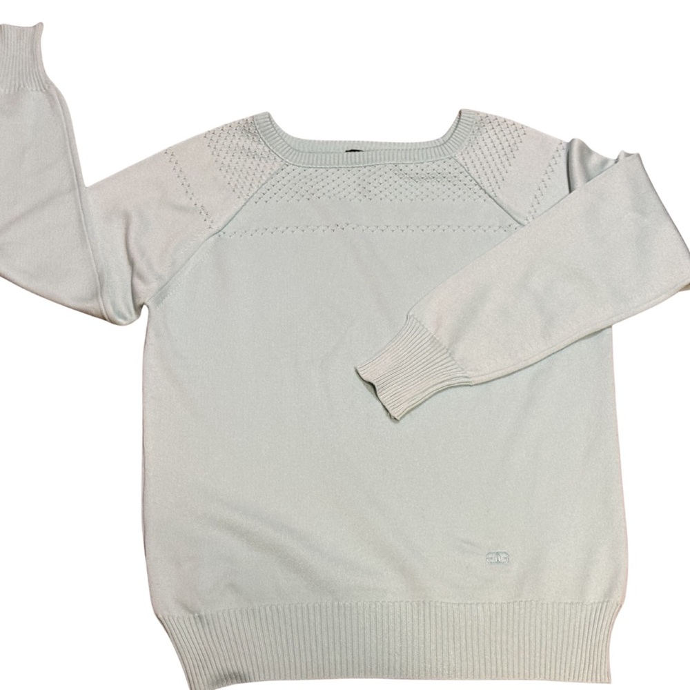 Vintage Givenchy Sport Mint‎ Green Sweater 38 Minimalist Logo